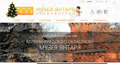 Desktop Screenshot of ambermuseum.ru